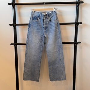 Denim Forum The Farrah High Rise Wide Leg size 24